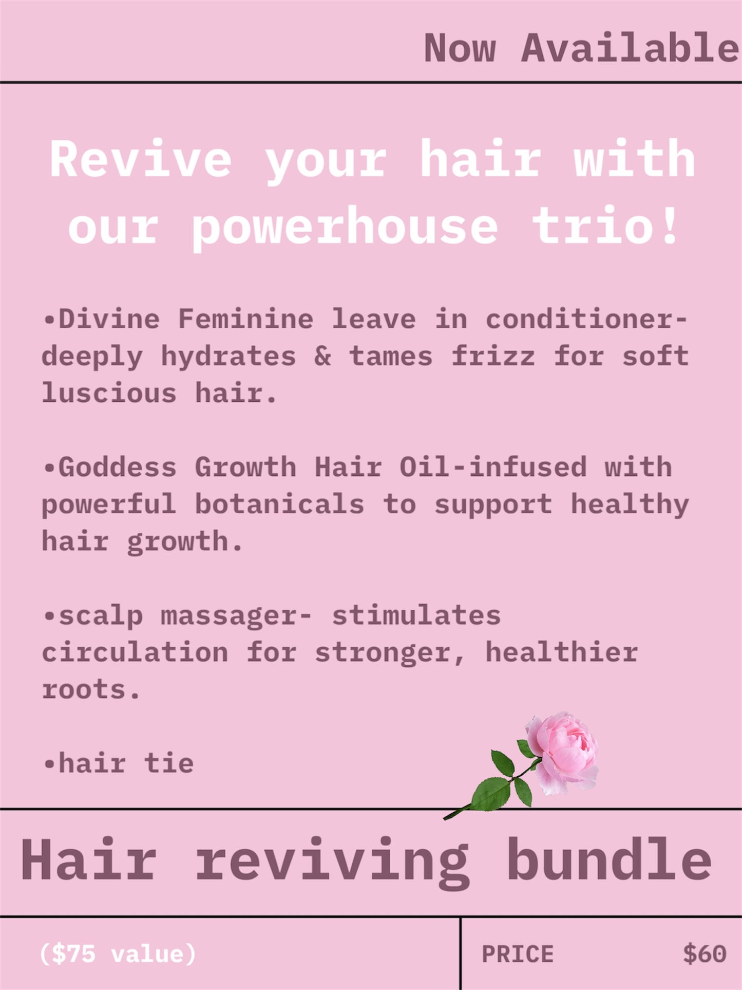 Hair reviving bundle